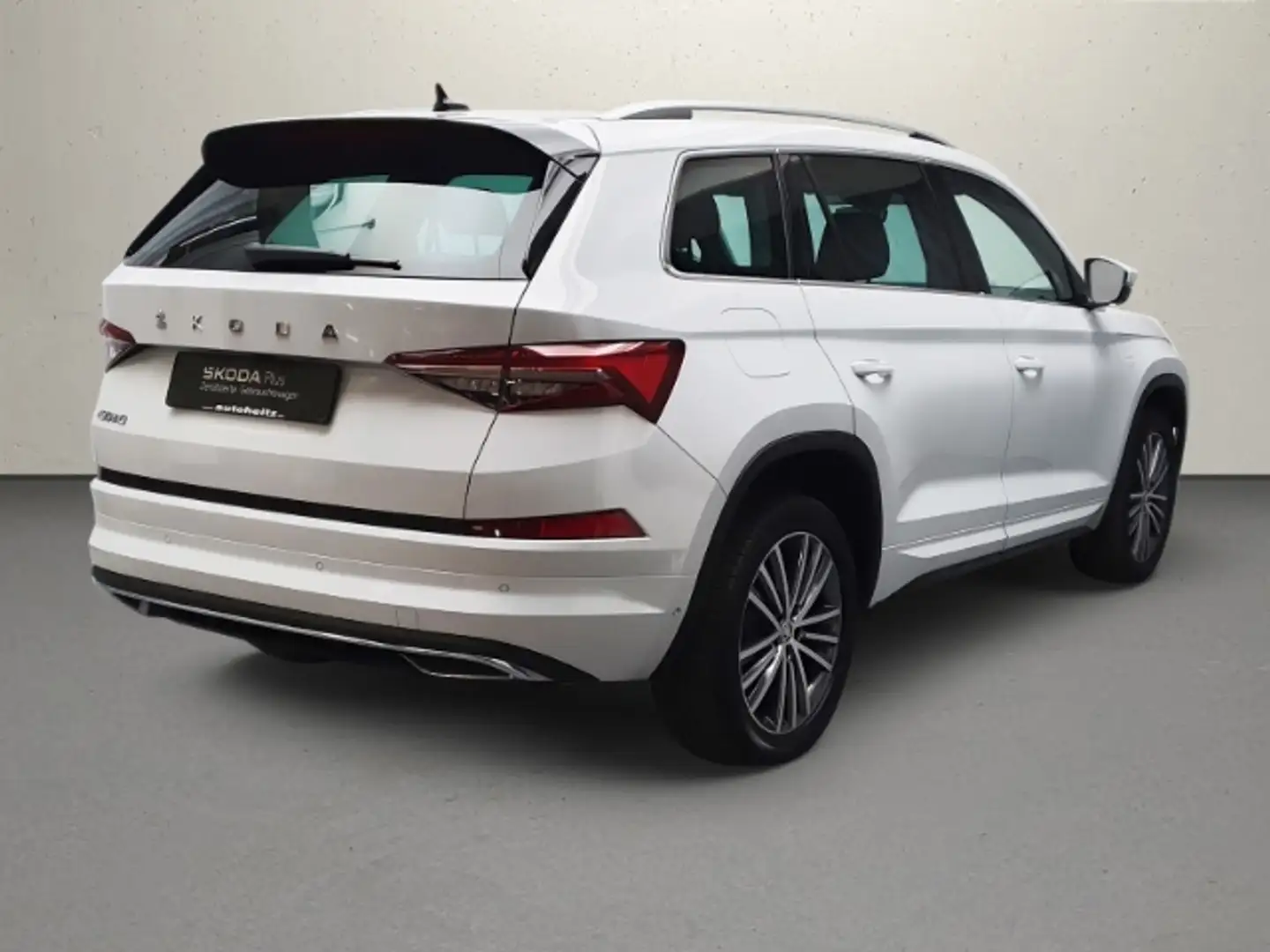 Skoda Kodiaq TDI DSG L&K Standhzg AHK Nav Leder Canton White - 2