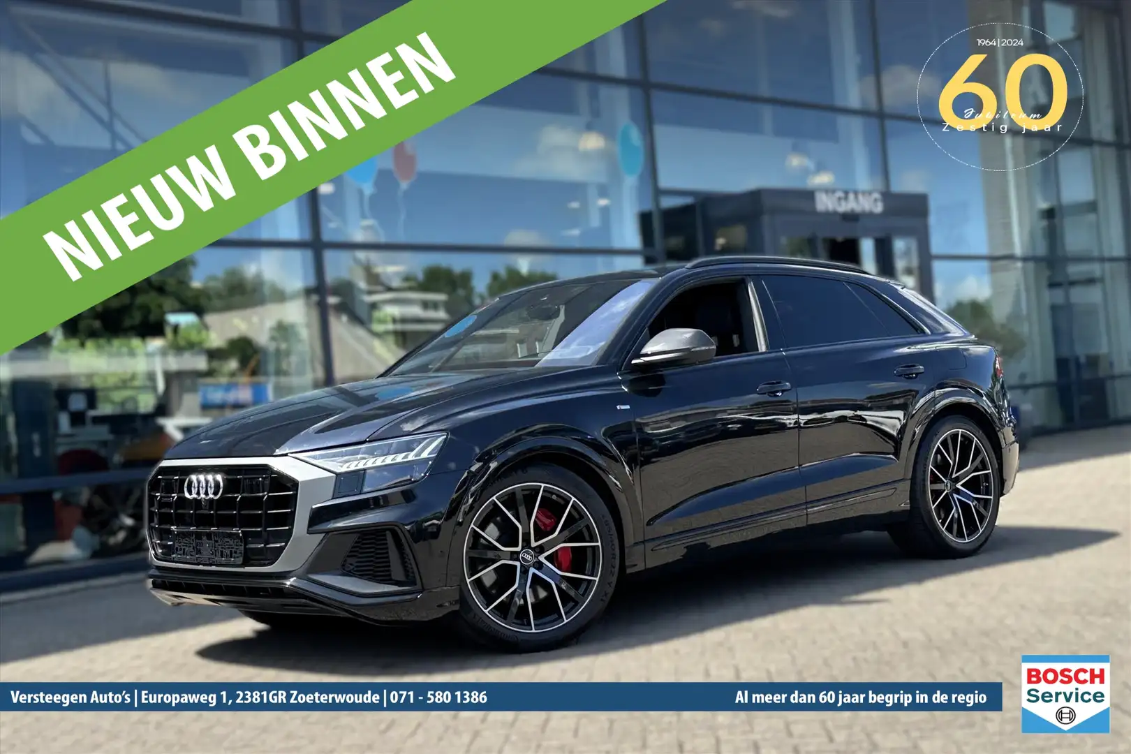 Audi Q8 55 TFSI e Quattro 381pk Tiptronic Pro Line S Zwart - 1