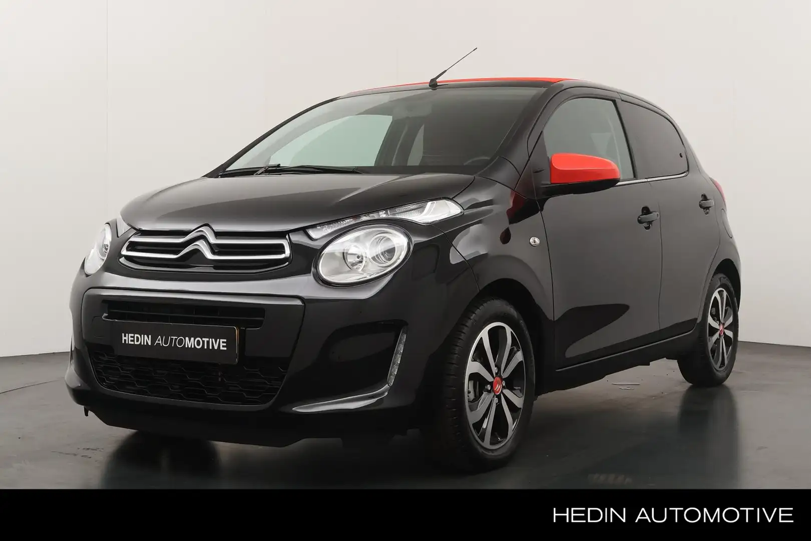 Citroen C1 1.0 72pk Airscape Shine | Apple Carplay/Android Au Zwart - 1