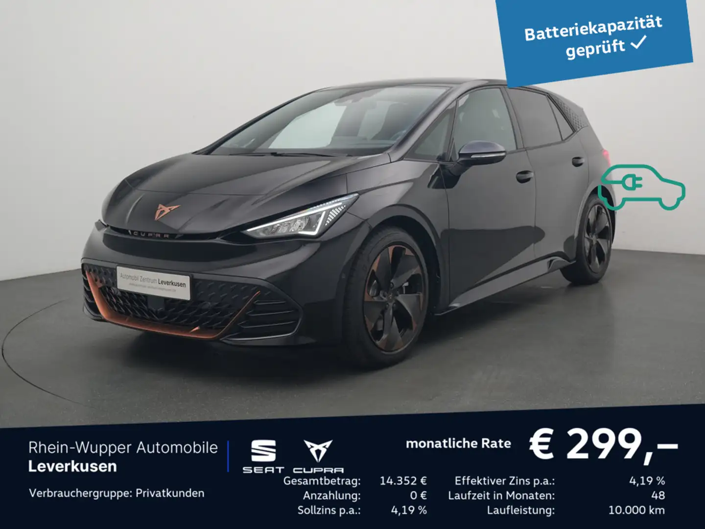 CUPRA Born Edition Dynamic HUD AKTIVSITZE LED 360° Nero - 1