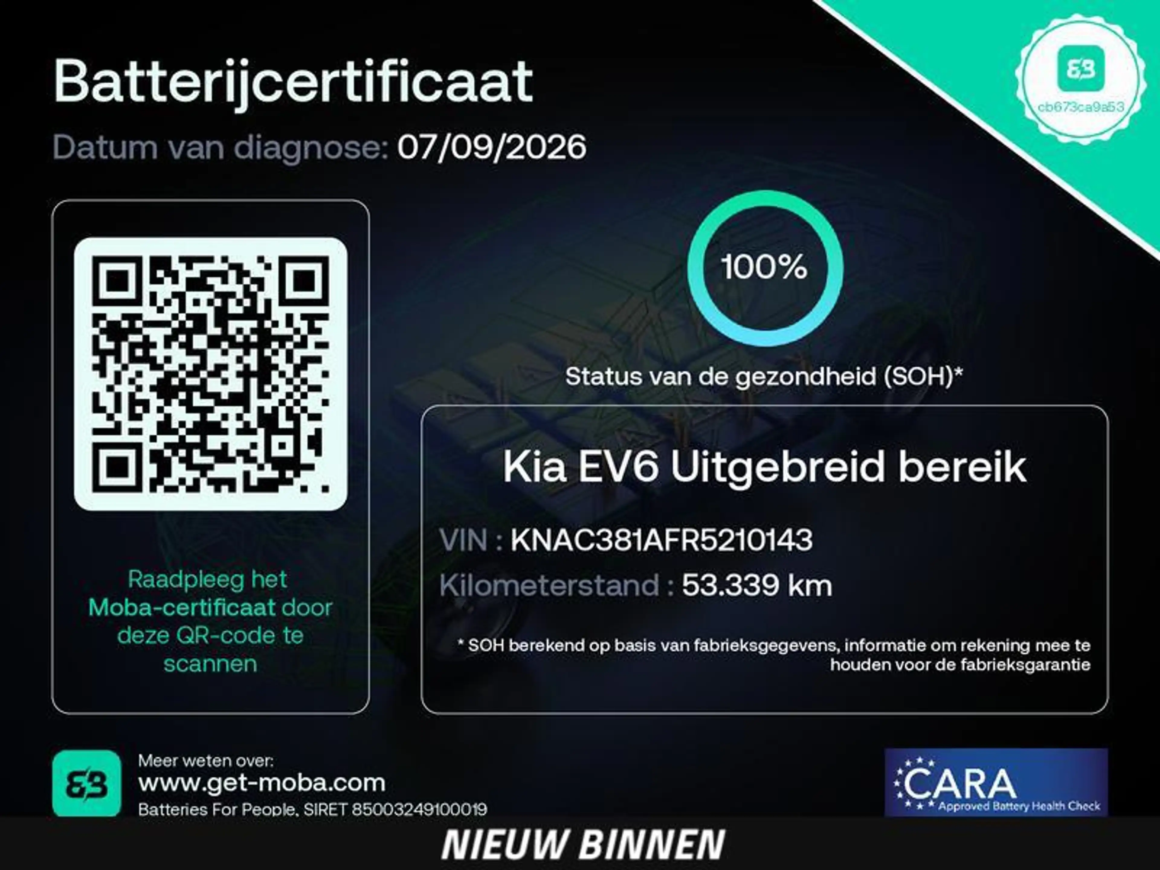 Kia EV6 Light 77.4 kWh | SOH 100% | Trekhaak | ACC | Camer — photo 2