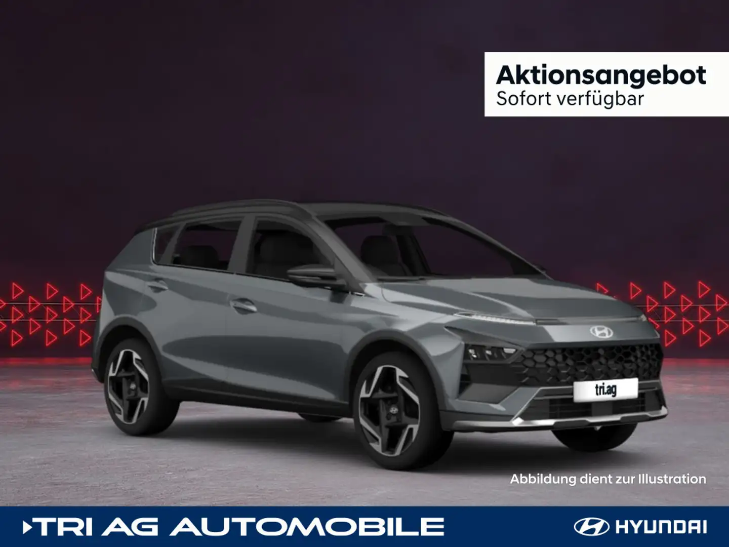 Hyundai BAYON Bayon Select FL Navi Einparkhilfe CarPlay Digita Grau - 1