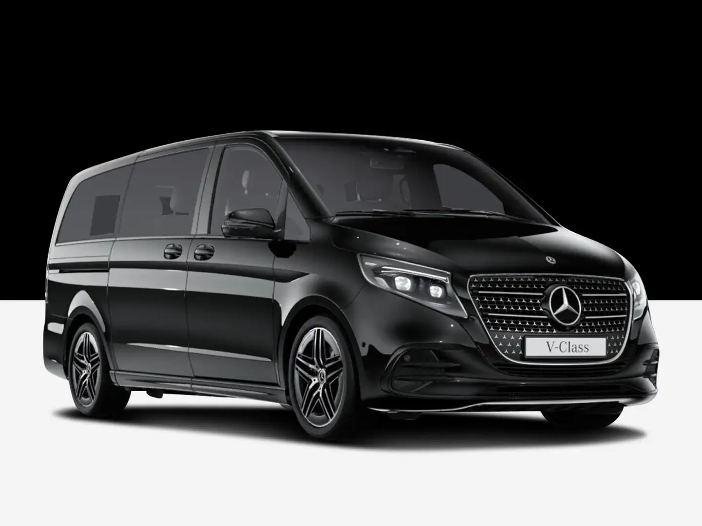 Mercedes-Benz V 300 V 300 d AVANTGARDE Lang  AMG Line/Basic/Navi/Klima Noir - 1