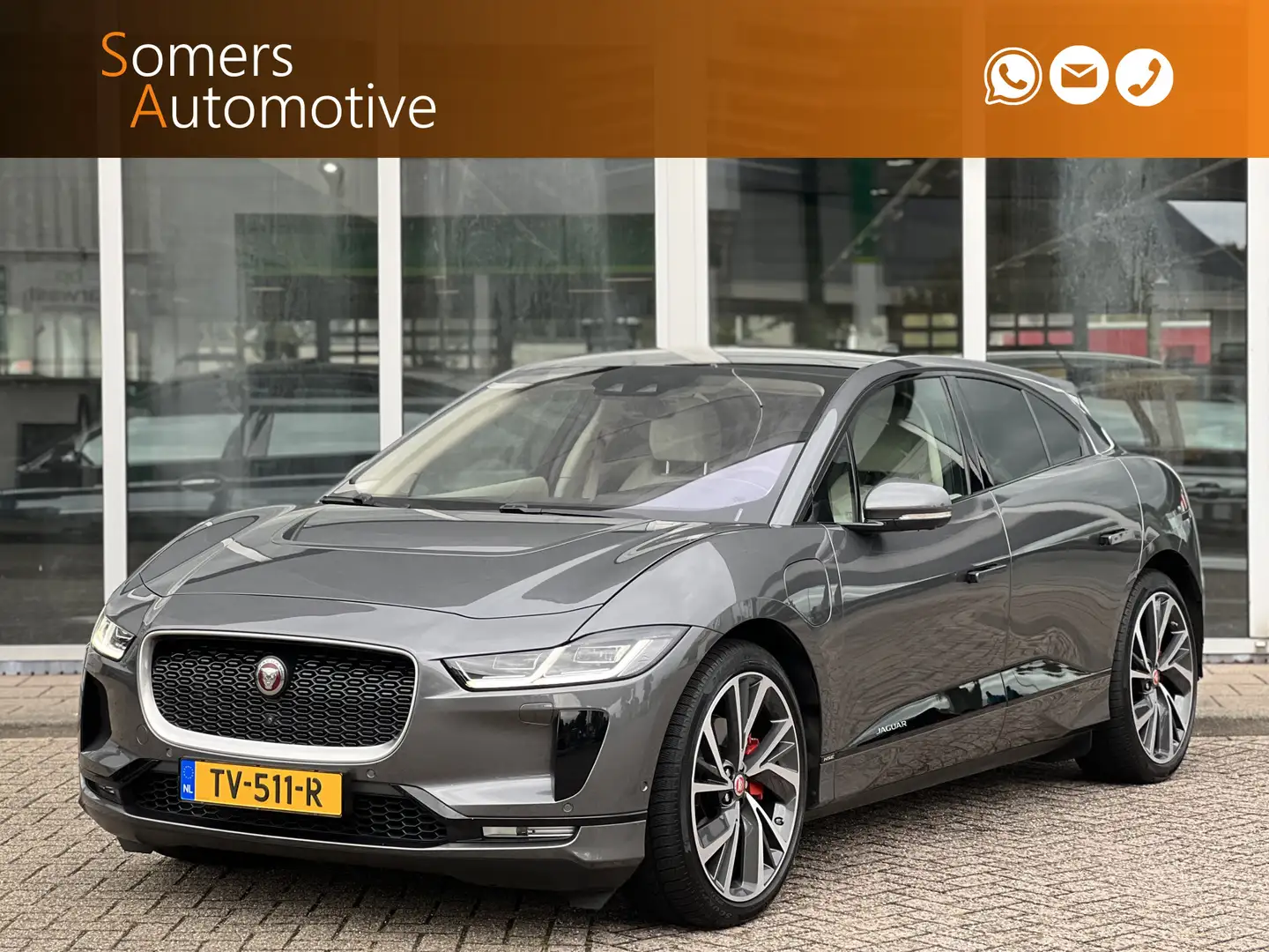 Jaguar I-Pace EV400 First Edition | Luchtvering | 22'' | Panoram Grey - 1