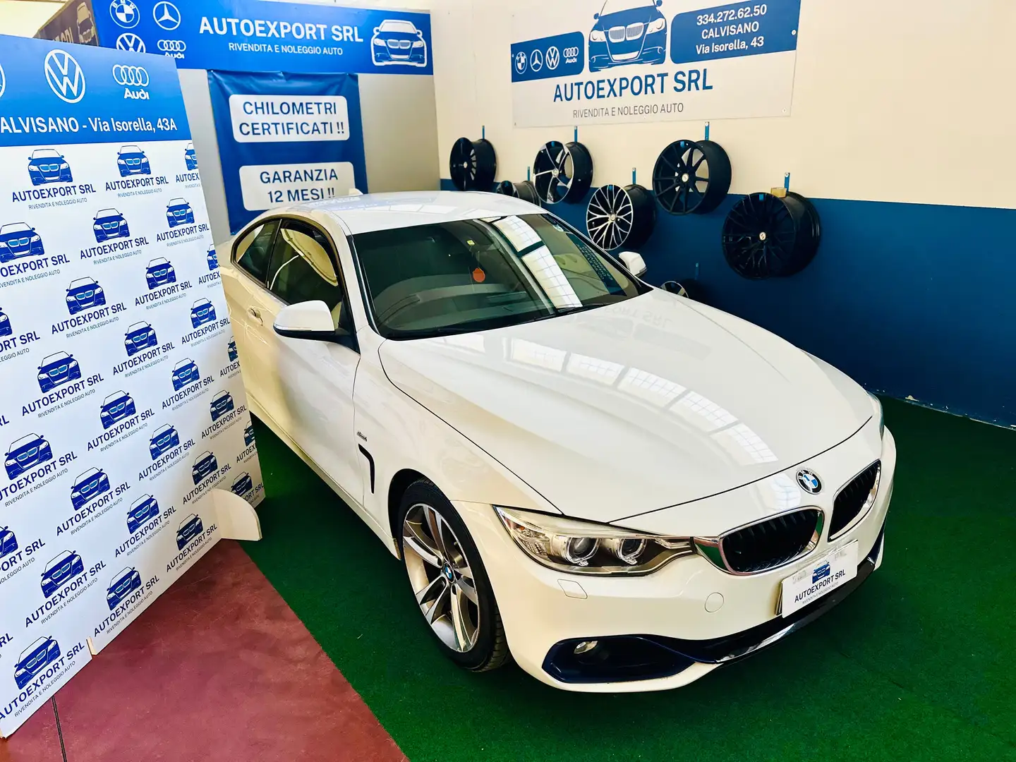 BMW 418 418d Coupe Sport my15 Blanc - 2
