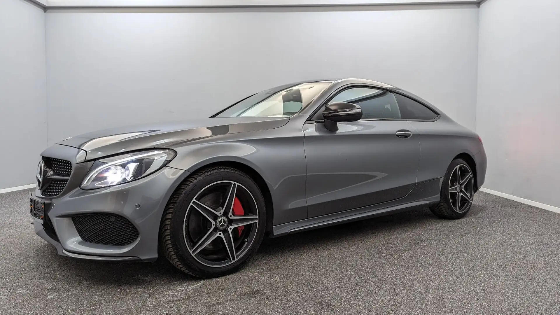 Mercedes-Benz C 250 d COUPE*2xAMG LINE*PANO*18"*NIGHT*COMA*LED Gris - 1
