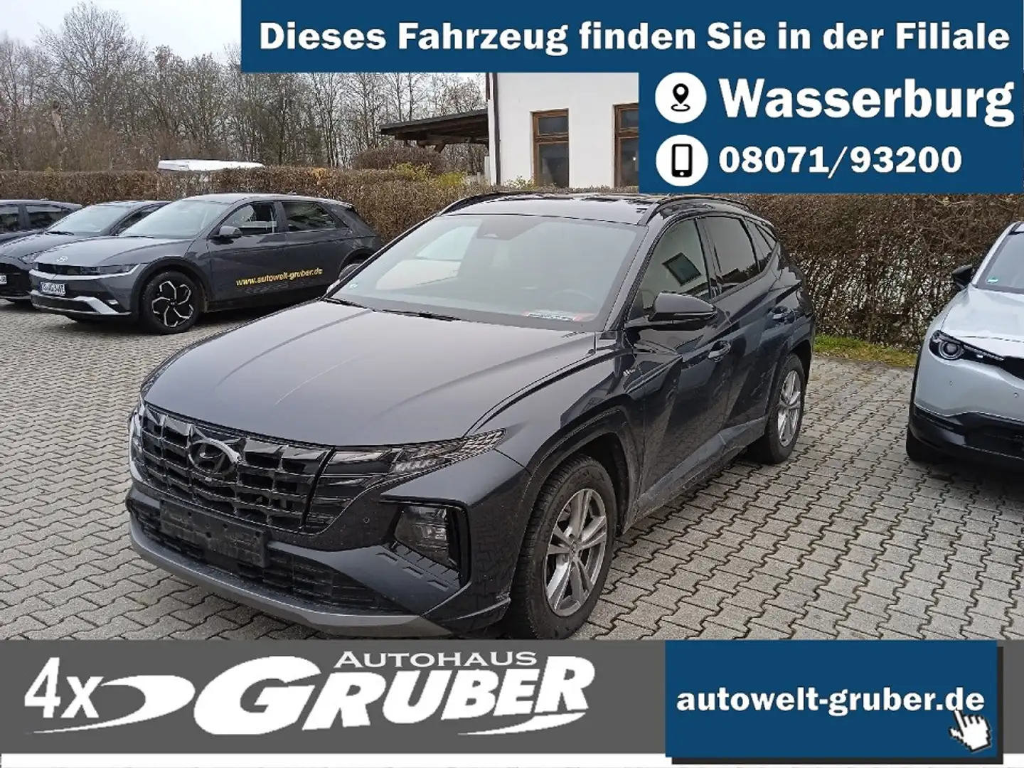 Hyundai TUCSON 1.6 T-GDi 48V-Hybrid 4WD DCT N Line +WR Gris - 1