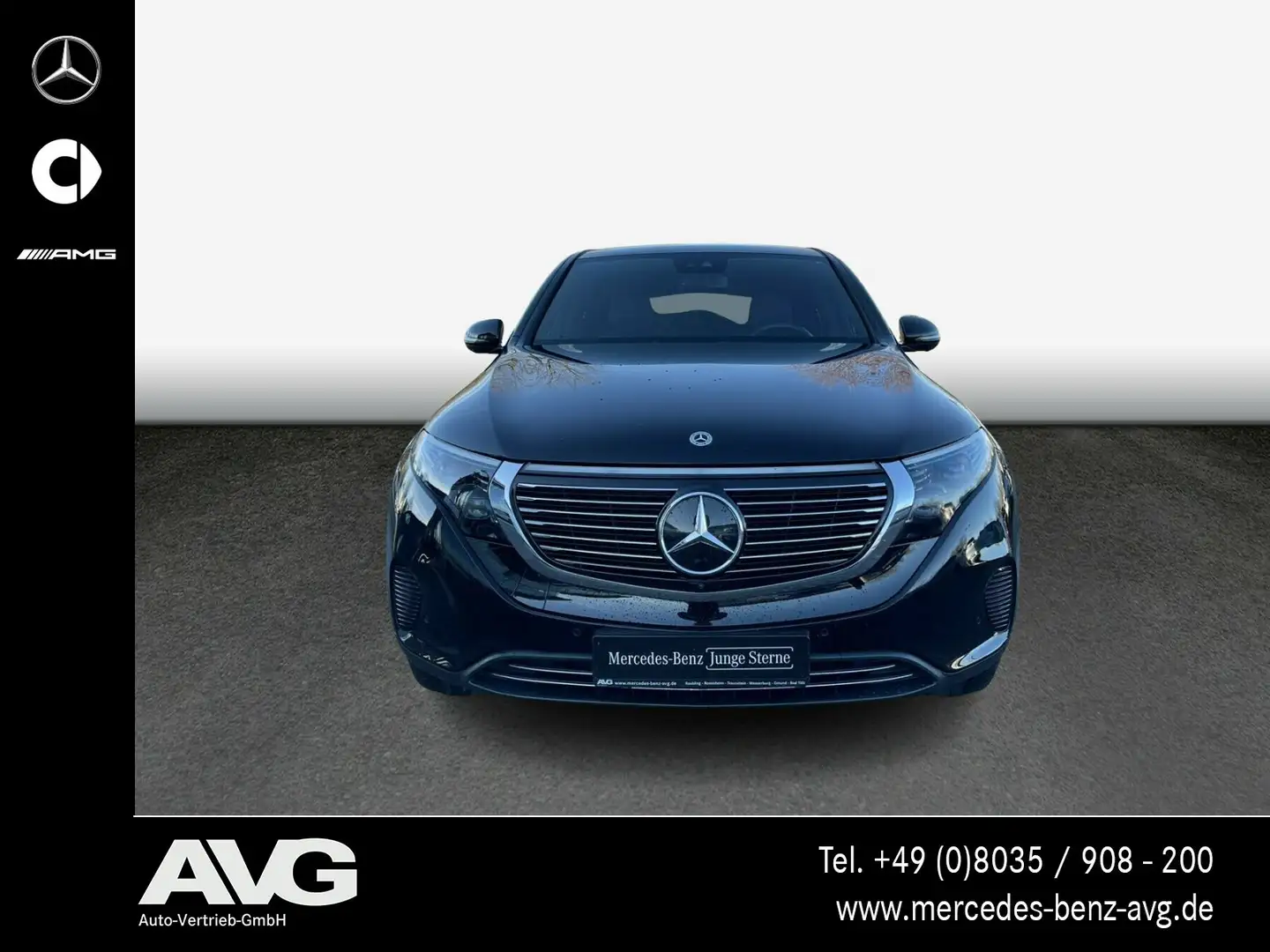 Mercedes-Benz EQC 400 EQC 400 4MATIC KEYLESS SHZ LED TEMP. CARPLAY Schwarz - 2