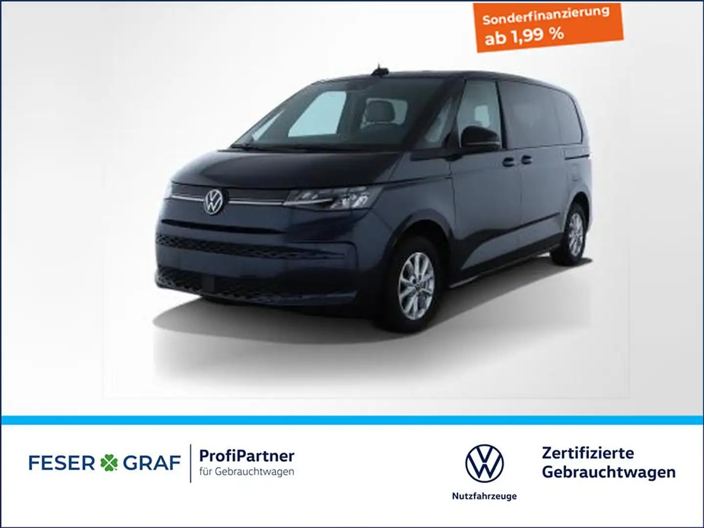 Volkswagen T7 Multivan 2.0TDI Life DSG 7Sitze AHK LED Lederaussttung Blau - 1
