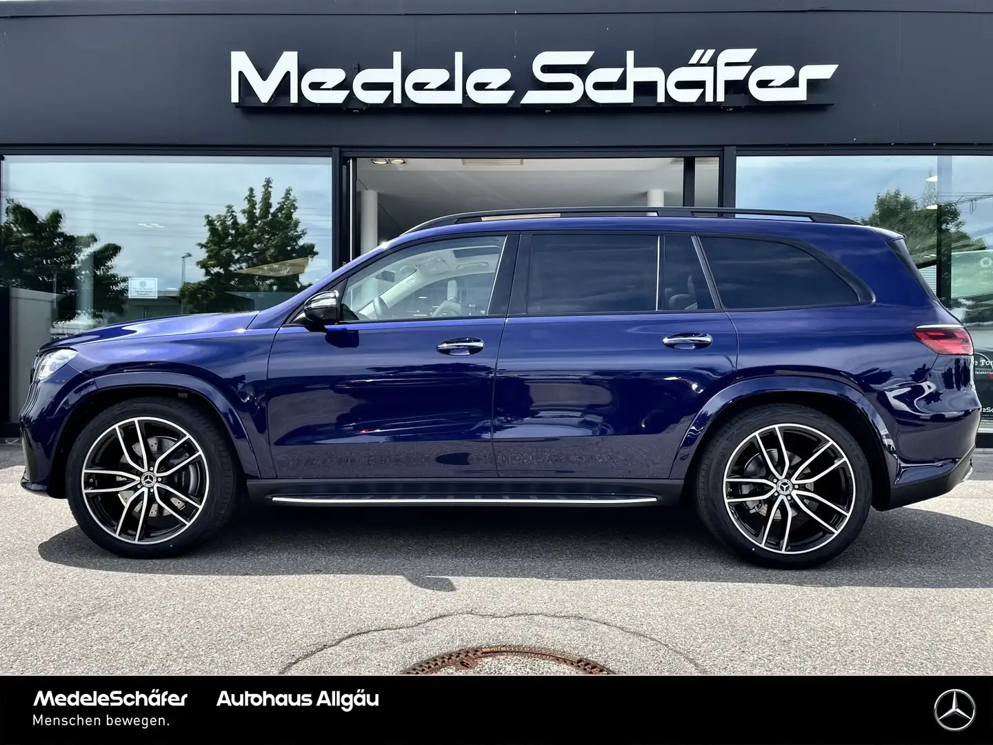 Mercedes-Benz GLS 450 GLS 450 d 4M AMG Night Distr Airm Pano AHK Burm Blau - 2