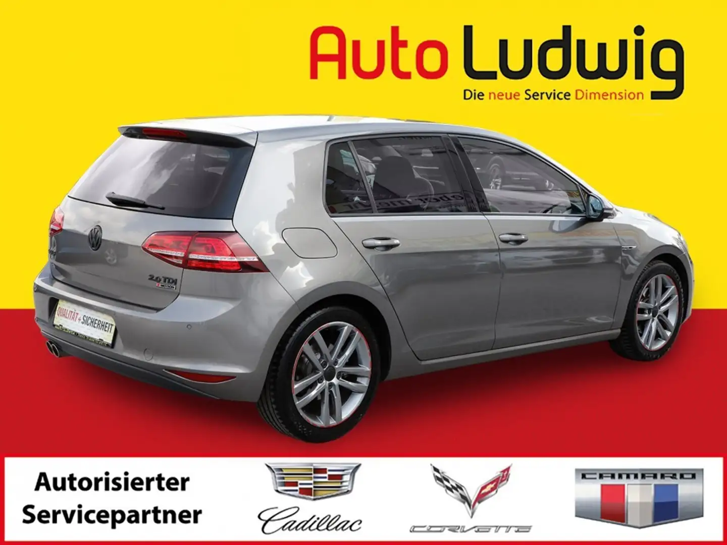Volkswagen Golf Lounge 2,0 TDI 4Motion*R- LINE*PDC*XENON*SHZ*TE... Gris - 2