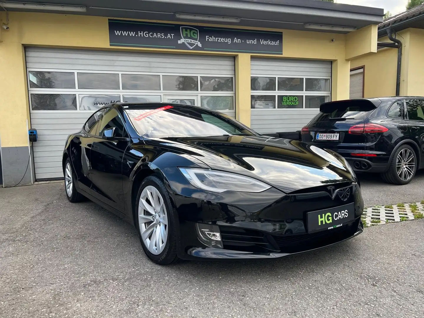 Tesla Model S Luftfahrwerk*Panoramadach*LED*Batterie Garantie* Schwarz - 1