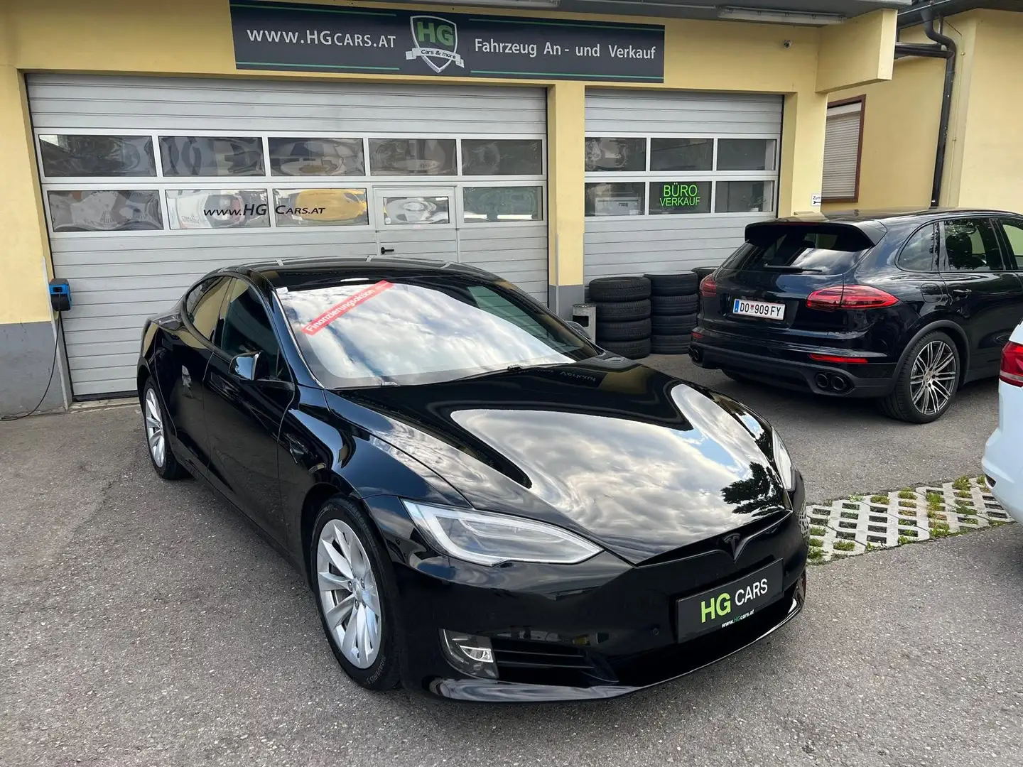 Tesla Model S Luftfahrwerk*Panoramadach*LED*Batterie Garantie* Schwarz - 2