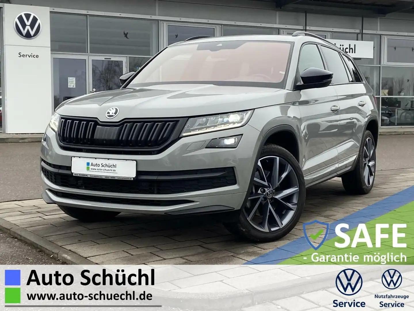 Skoda Kodiaq 2.0 TDI DSG 4x4 Sportline PANORAMA+AHK+SM Grau - 1