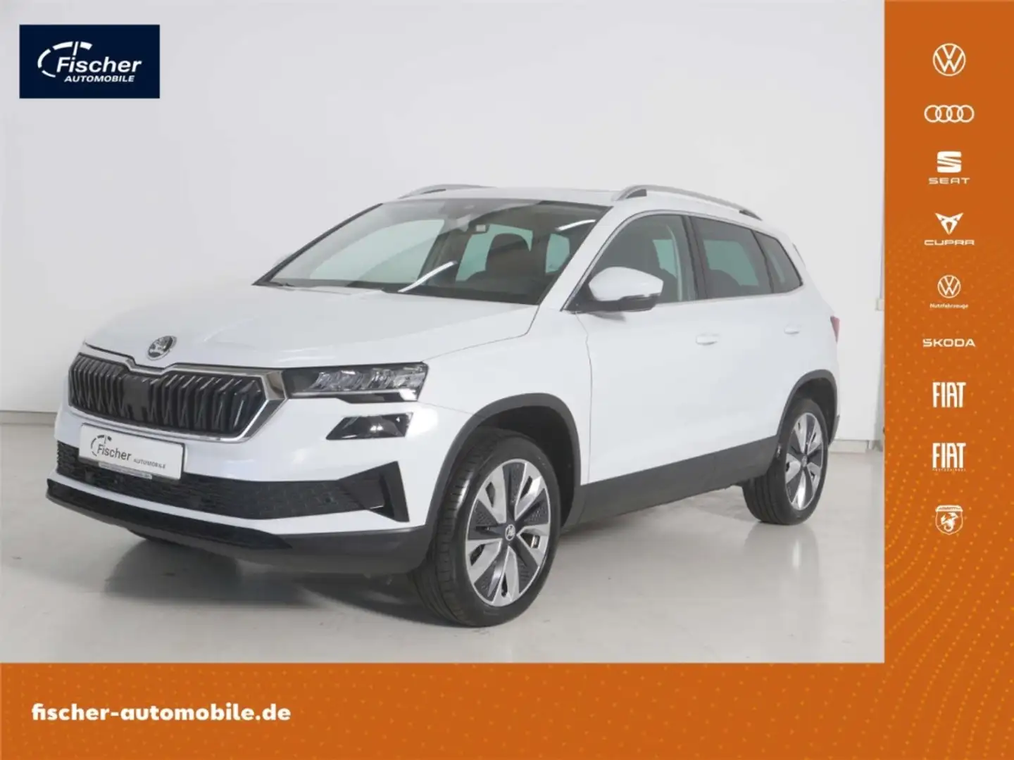 Skoda Karoq 1.5 TSI Ambition DSG P-Dach/LED/NAV/RFK Weiß - 1