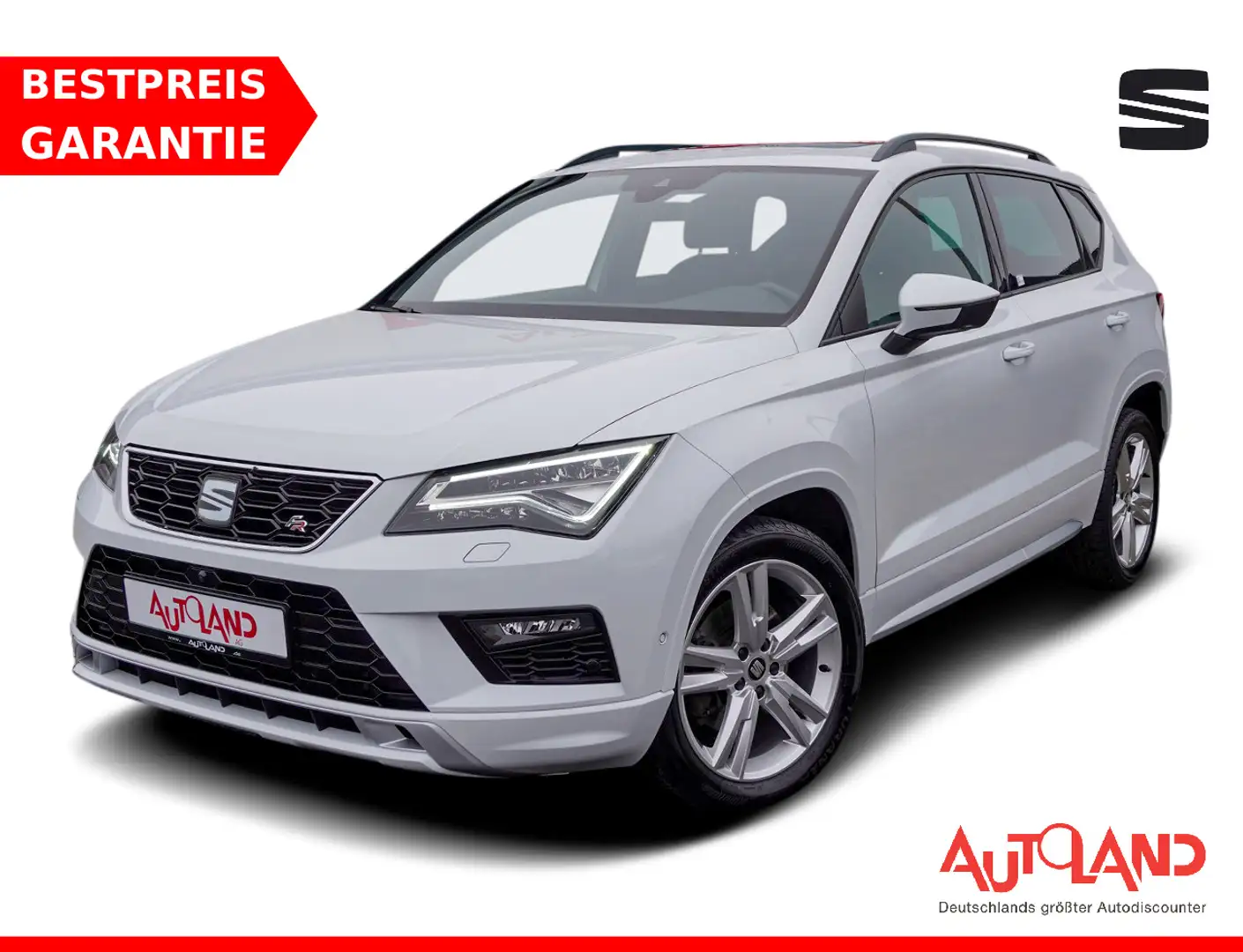 SEAT Ateca 2.0 TSI FR 4Drive DSG LED Navi ACC 360° Weiß - 1