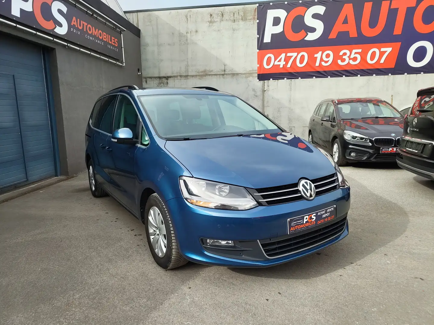 Volkswagen Sharan 2.0 TDi SCR Highline 7 PLACES*GPS*PDC*GARANTIE 12M Azul - 2