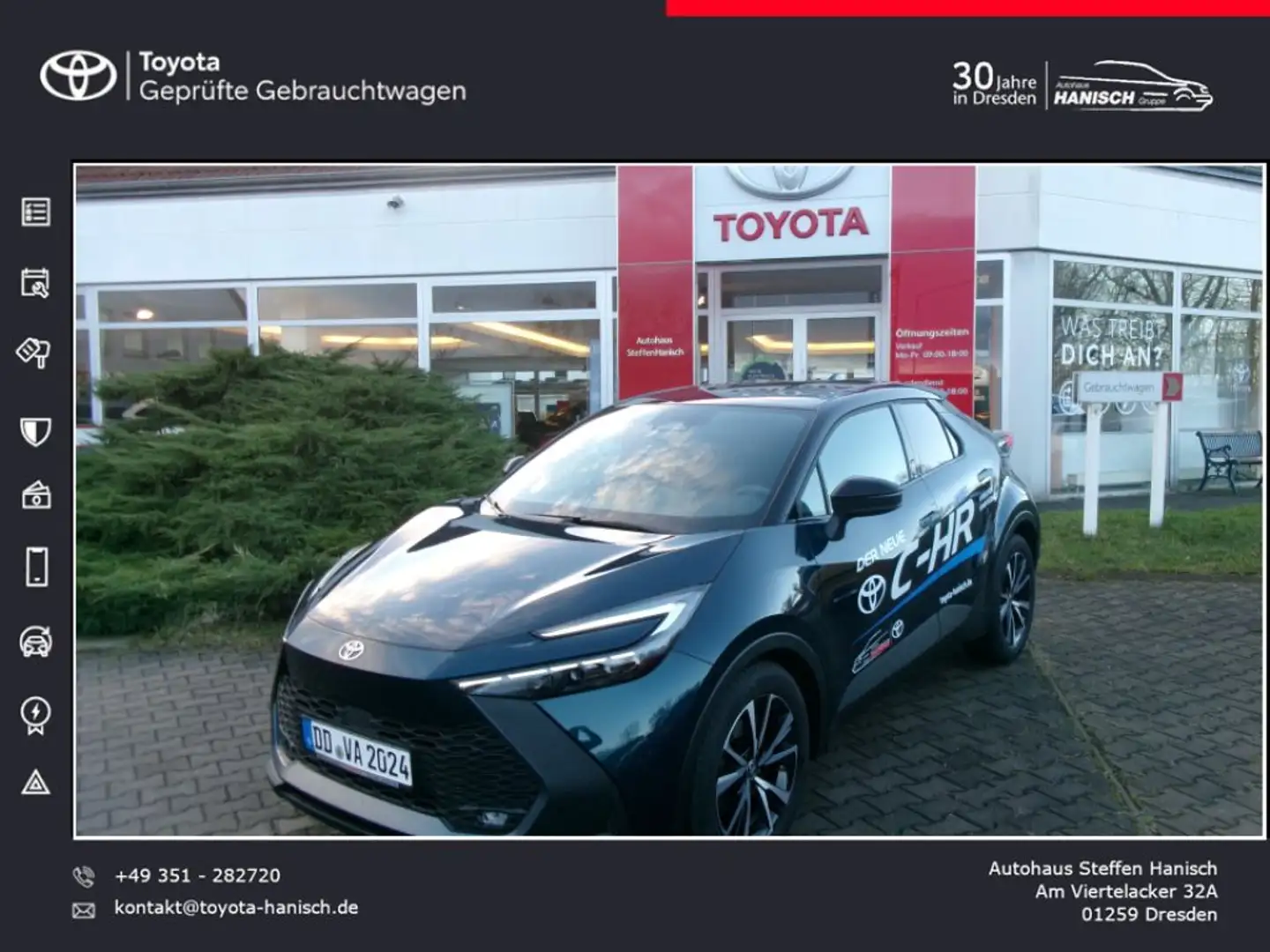 Toyota C-HR 1.8 Hybrid Team Deutschland Blauw - 1