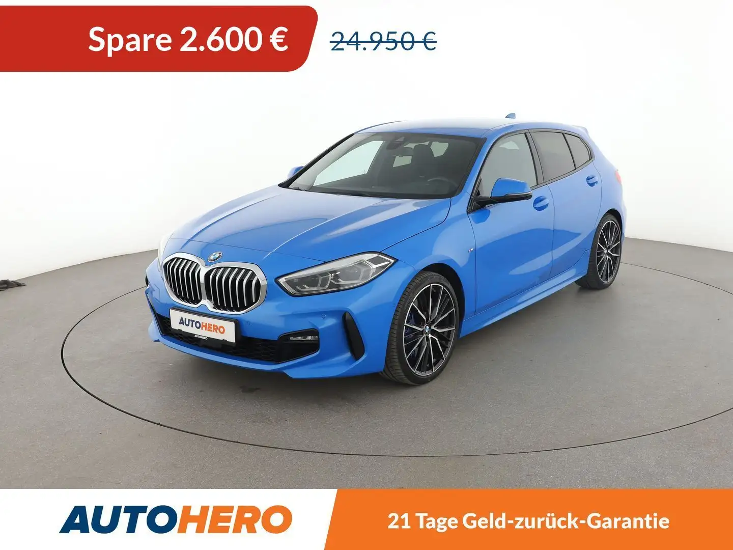BMW 120 120d xDrive M Sport Aut.*NAVI*HEAD-UP*TEMPO*CAM* Blau - 1