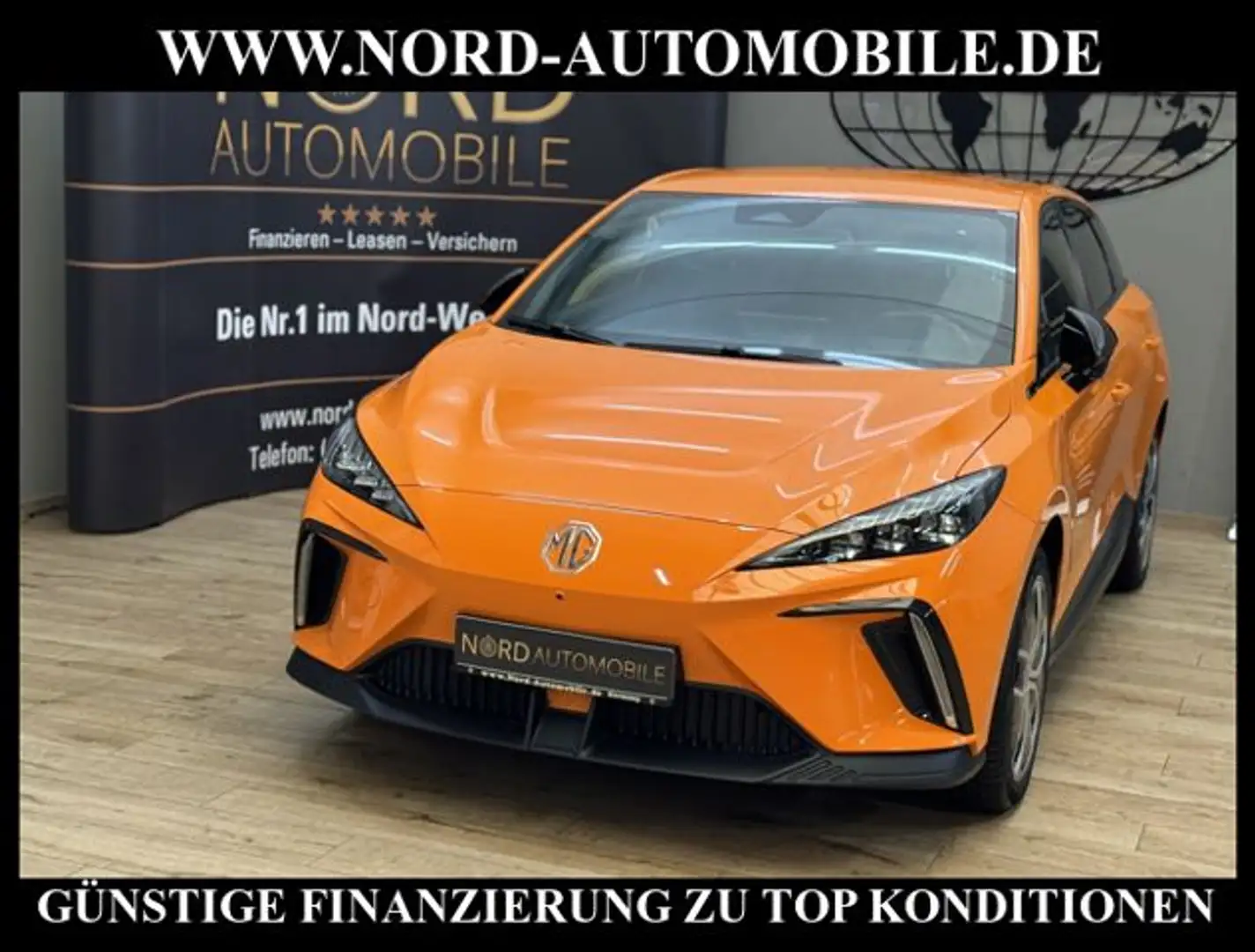 MG MG4 64kWh LUXURY *360KAM*ACC*LEDER*UPE:43* Orange - 1