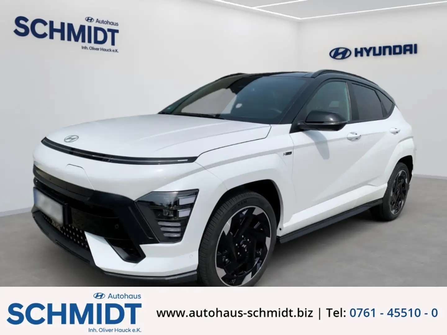 Hyundai KONA N Line X Elektro 2WD 65 kWh Navi LED BOSE Schiebed Weiß - 1