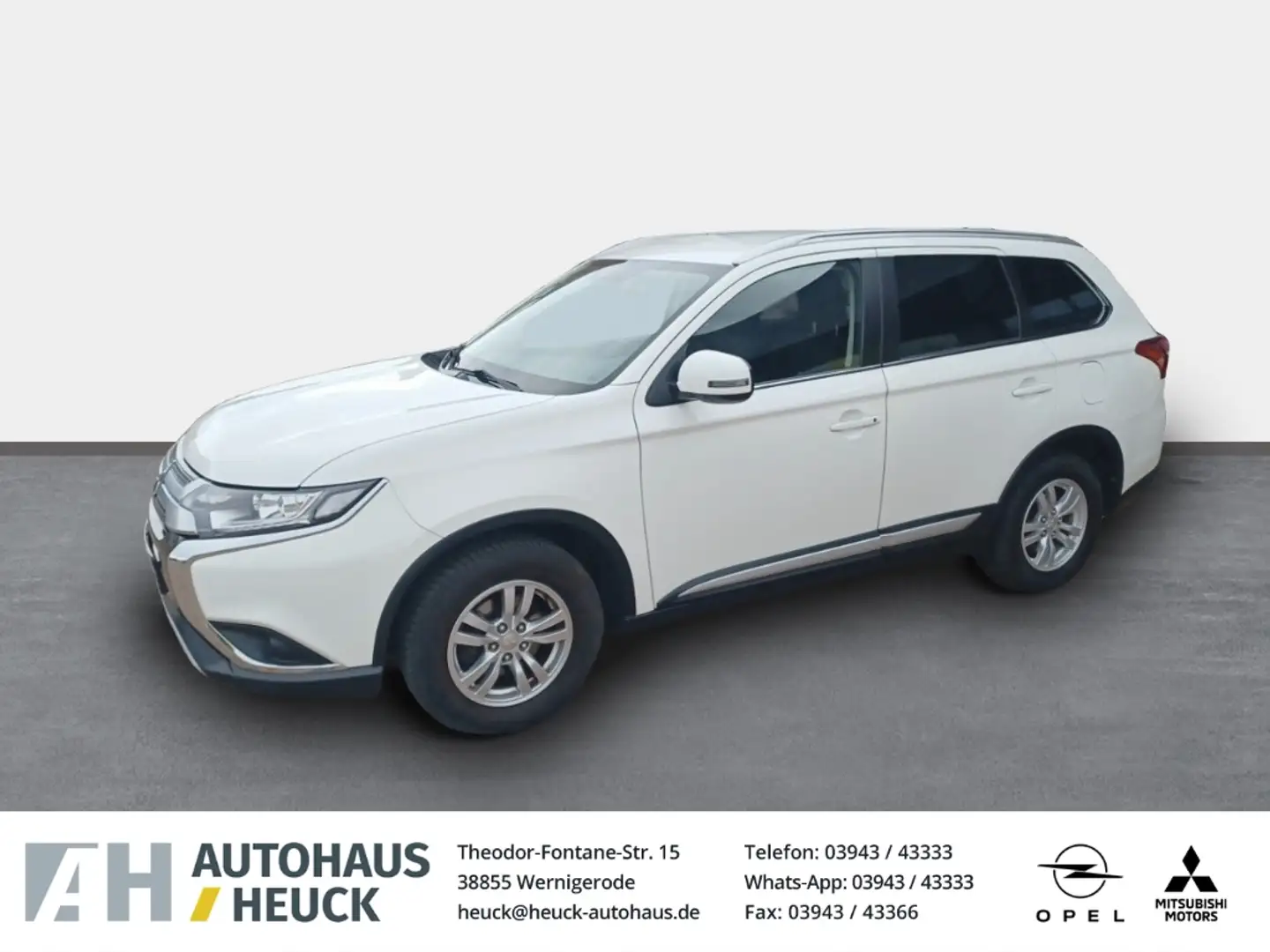 Mitsubishi Outlander Diamant Edition 2WD 2.0 MIVEC Navi Apple CarPlay A Weiß - 1