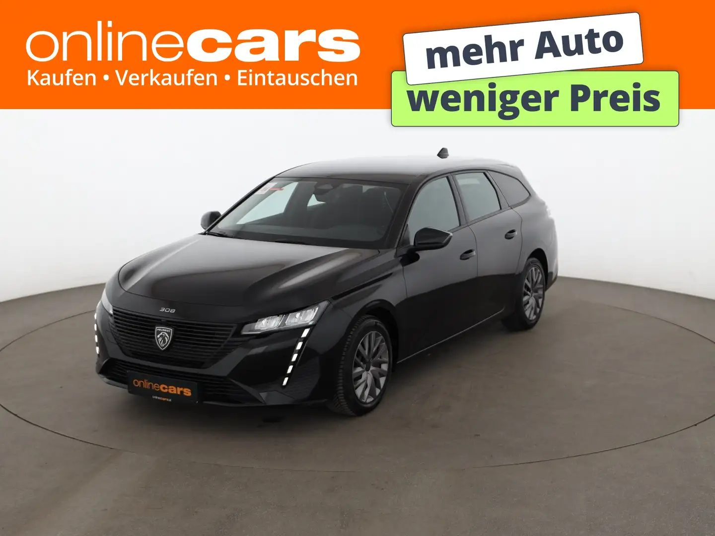 Peugeot 308 SW 1.2 PureTech 110 Active LED NAV DIGI-TACHO Schwarz - 1