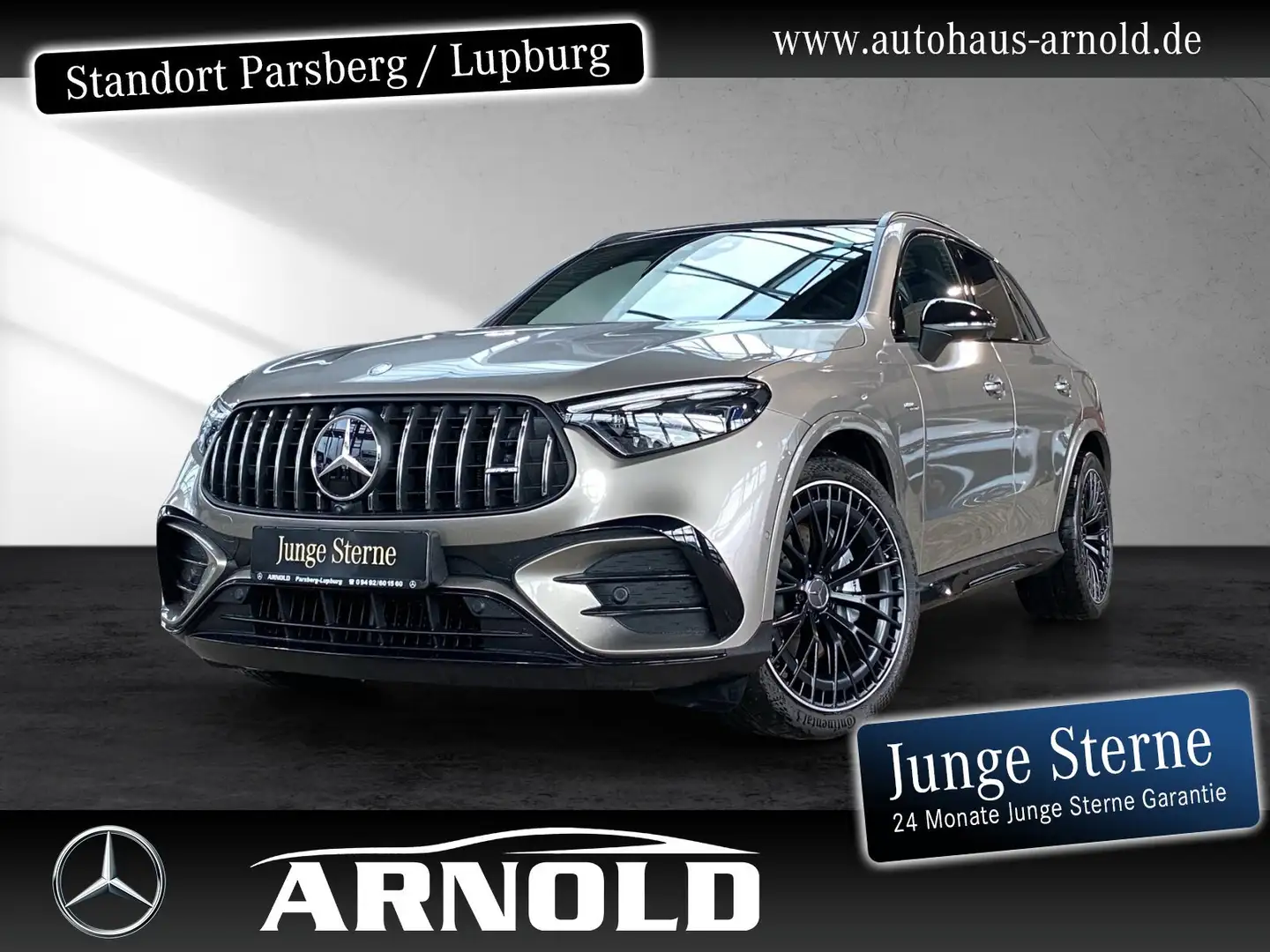 Mercedes-Benz GLC 43 AMG Mercedes-AMG GLC 43 4M Night 360° Distr Pano HUD Silber - 1