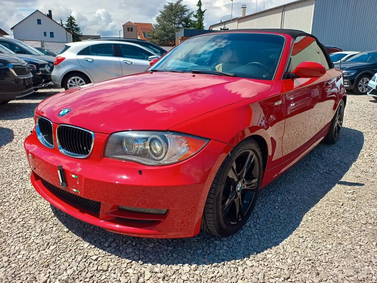 BMW 128 Navi, Automatik, PDC, SHZ, Cabrio Červená - 1