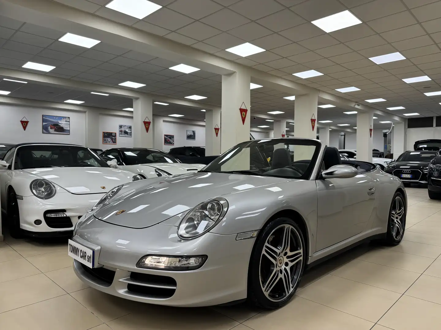 Porsche 997 911 997 4S 3.8 Carrera 4S Cabriolet Permute Auto!! Argent - 1