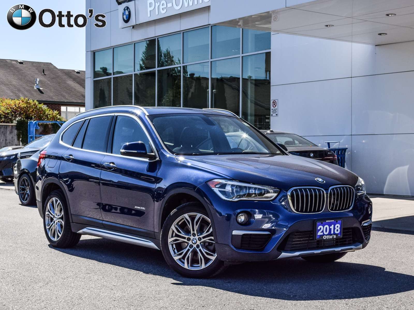 Mediterranean Blue Met 2018 BMW X1 SUV / Crossover All-Wheel Drive Automatic