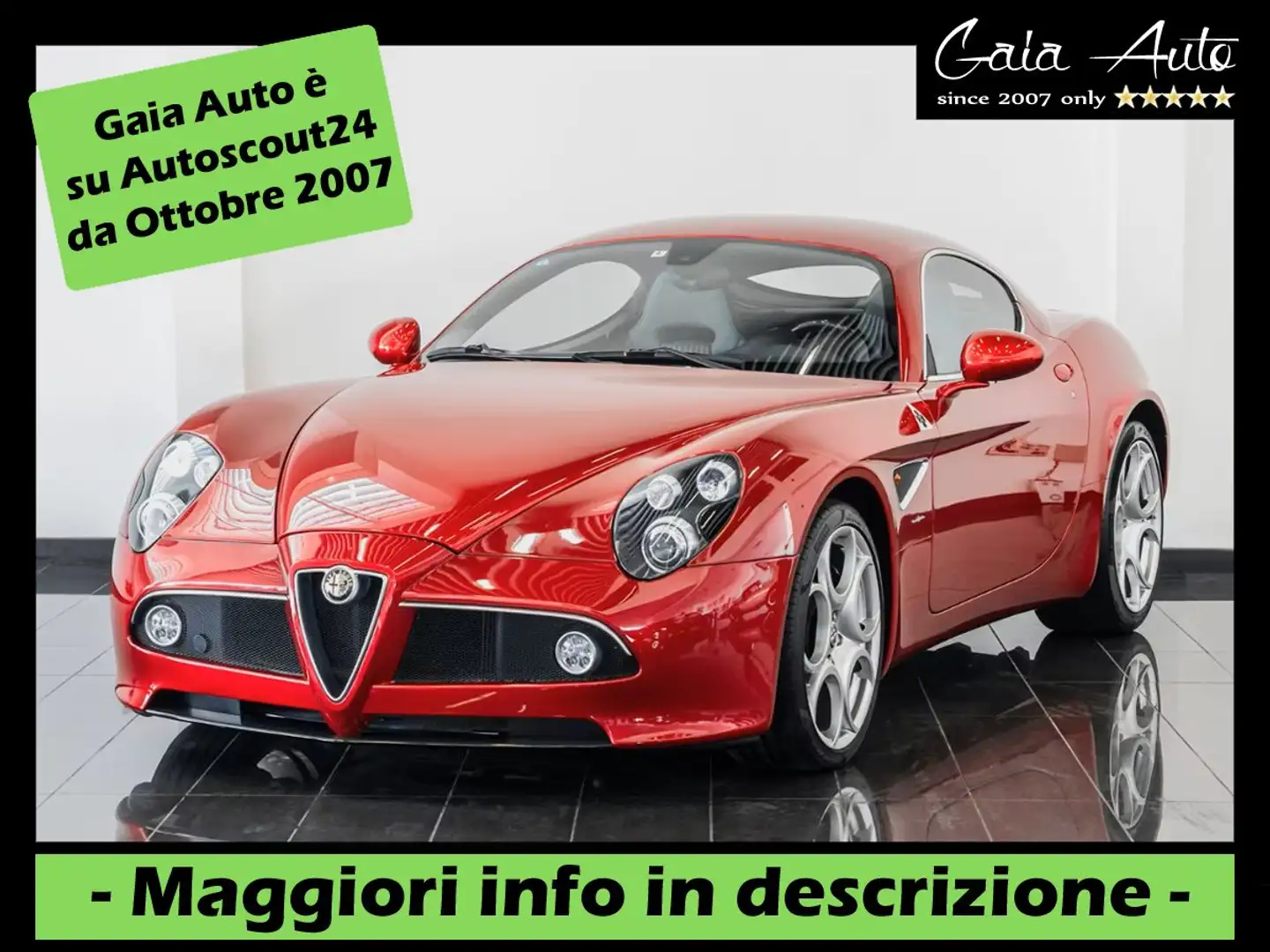 Alfa Romeo 8C 8C Competizione 4.7 V8 (Coupè o Spyder) Červená - 1