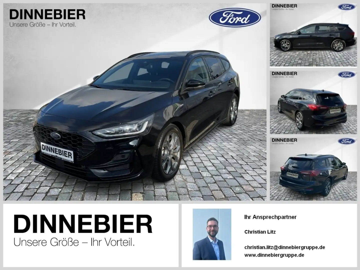 Ford Focus ST-Line X LED+AHK+Kamera+Winterpaket Zwart - 1