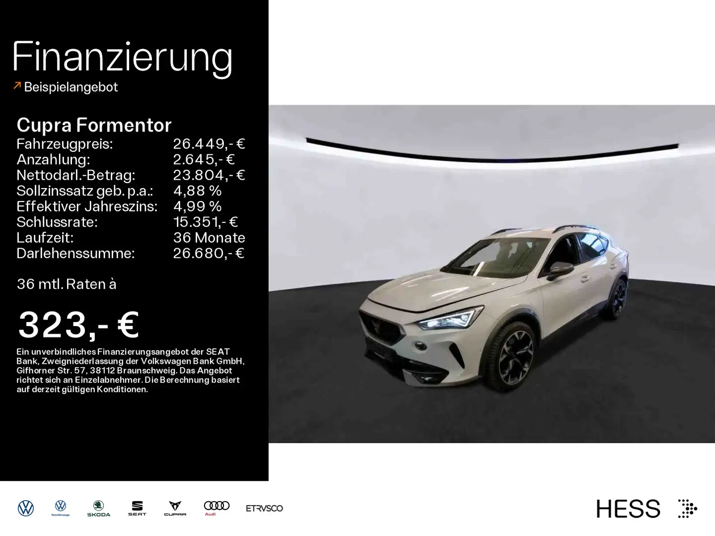 CUPRA Formentor 1.4 e-Hybrid VZ*LED*KAMERA*NAVI*KLIMA* Wit - 1