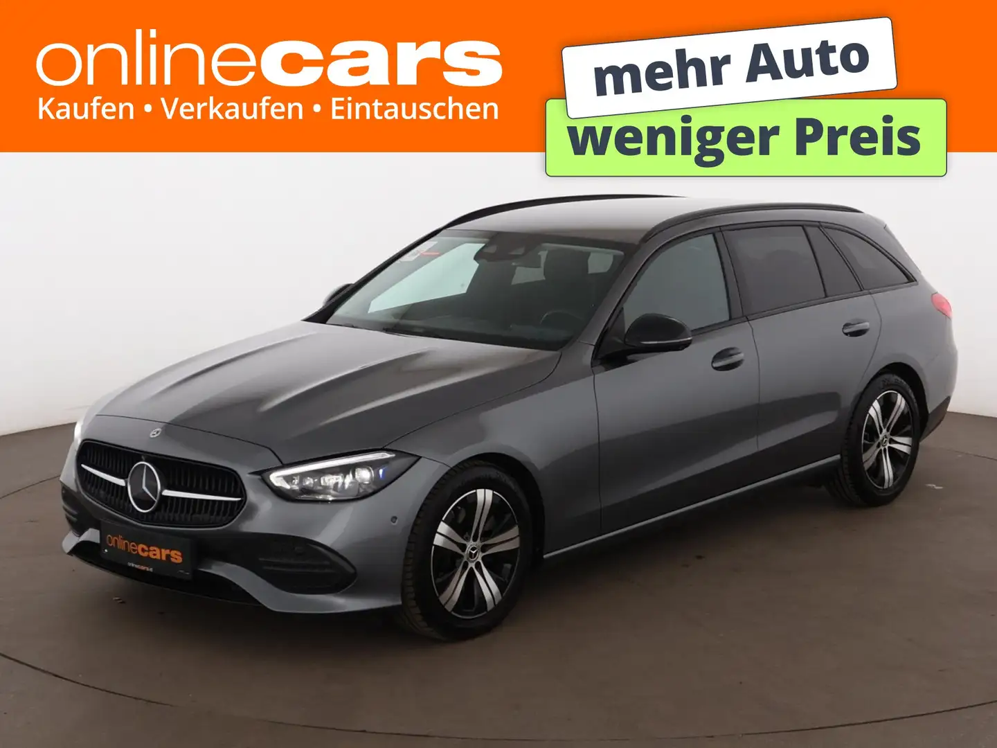 Mercedes-Benz C 220 d 4Matic Avantgarde Aut LED 360-CAM AHK NAV Grau - 1