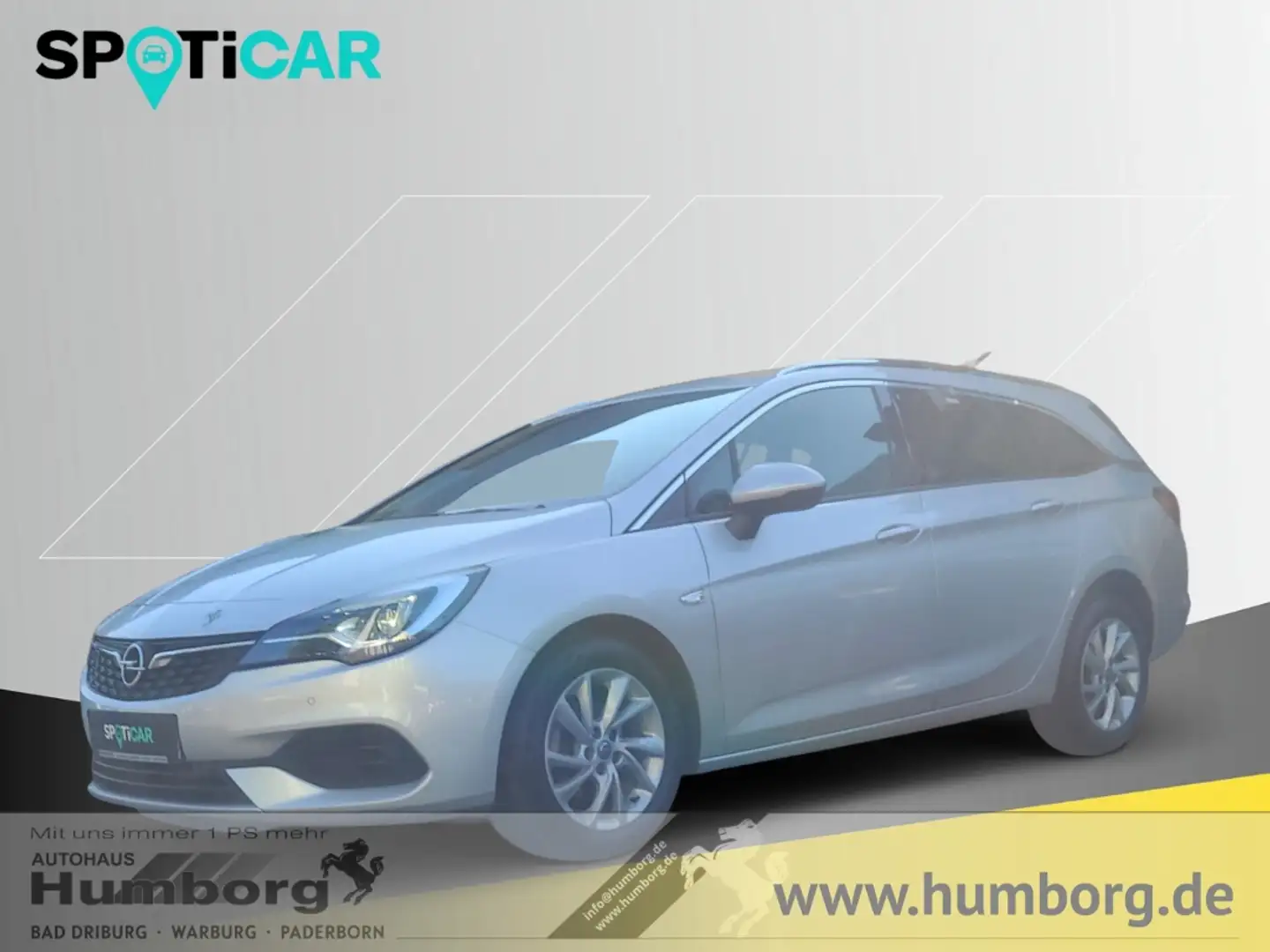 Opel Astra K Sports Tourer Elegance 1.5 D Automatik, Navi, Al Plateado - 1