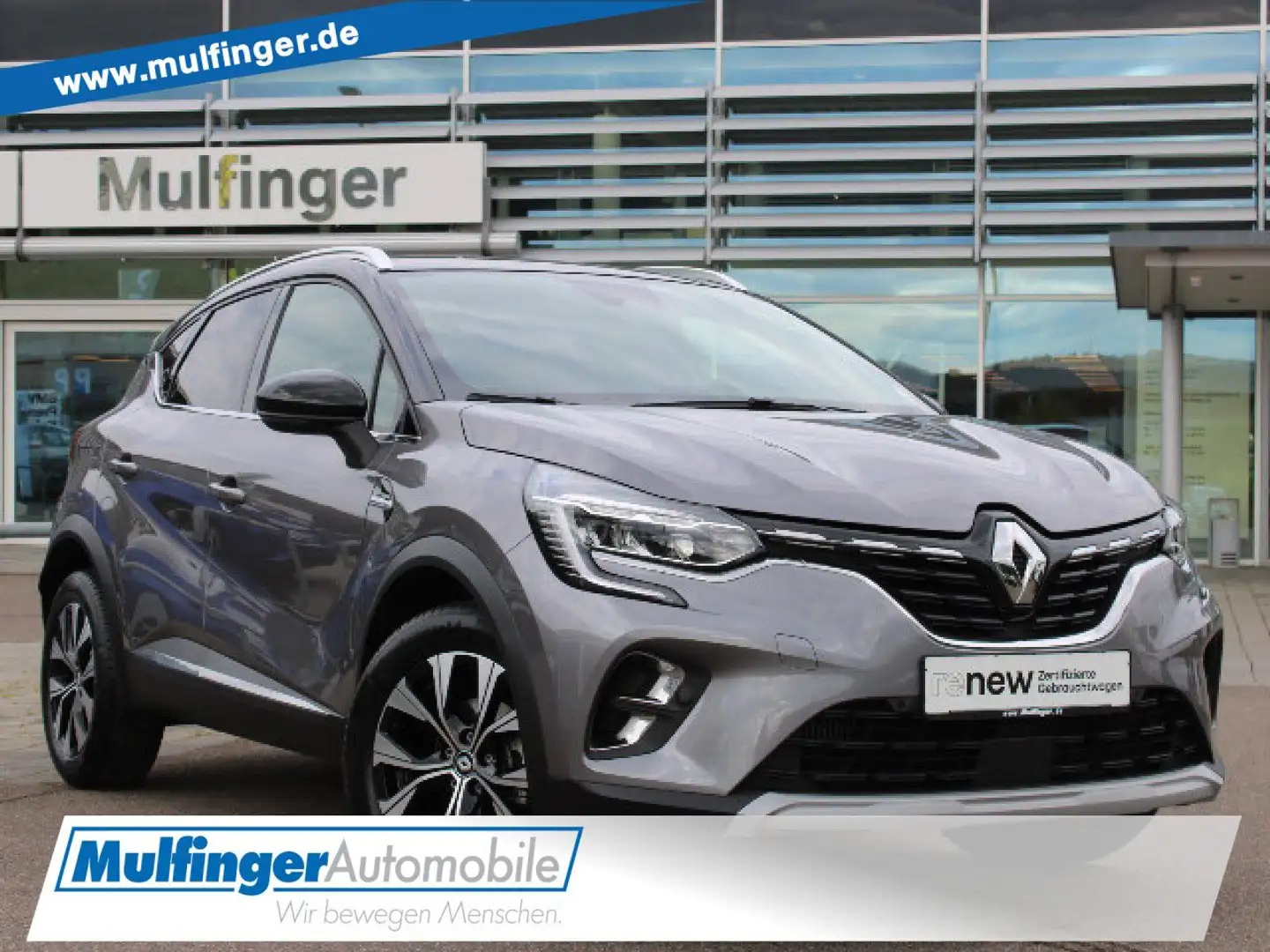 Renault Captur TCe 90 Techno LED Navi Kamera DAB Bluetooth Grau - 1