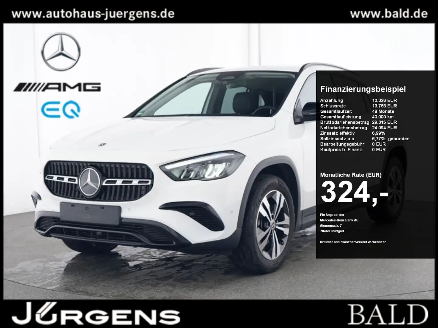 Mercedes-Benz GLA 180 Progressive-Advanced/LED/Easy/Night/18" Blanco - 1