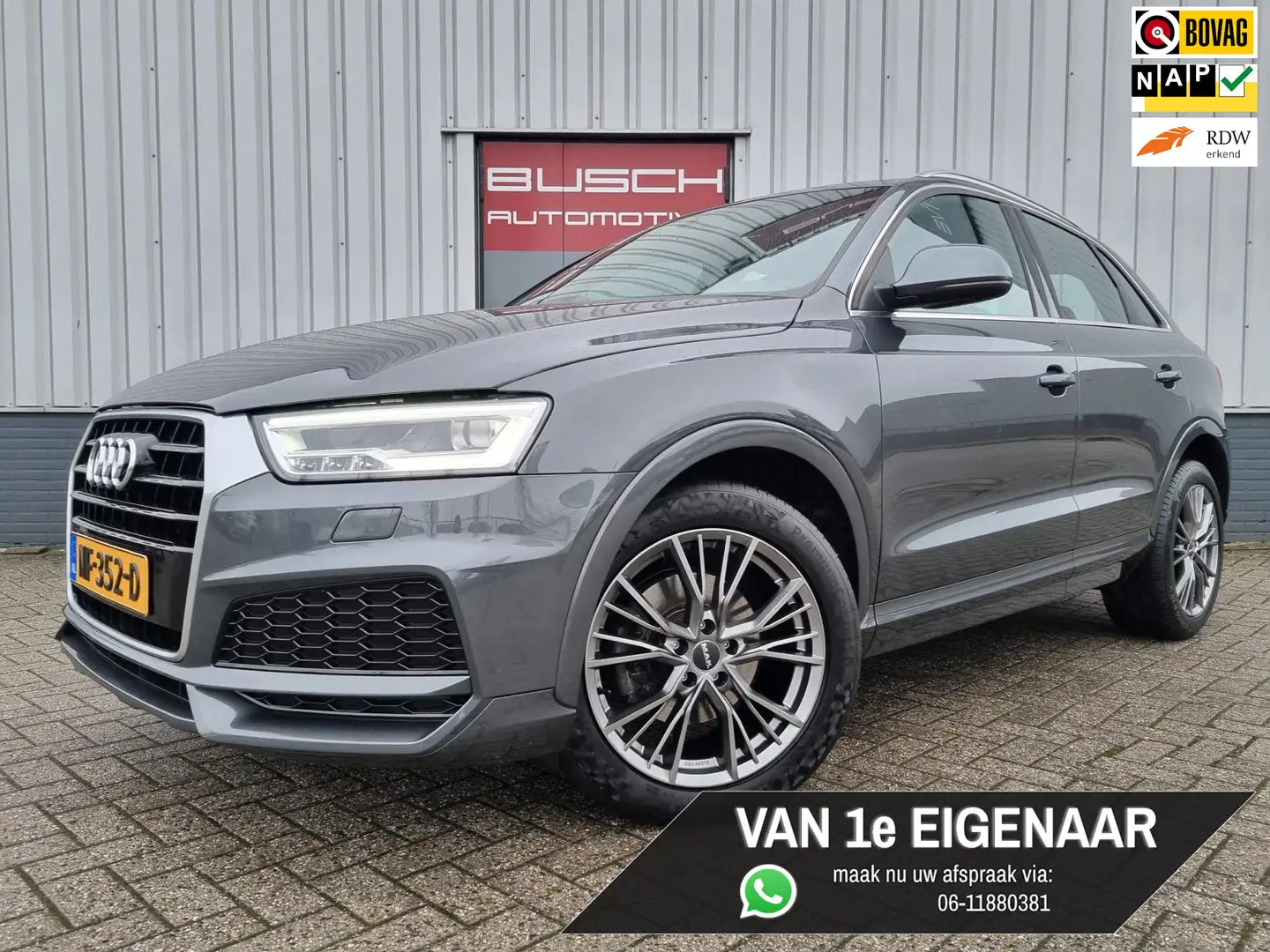 Audi Q3 1.4 TFSI CoD Sport S-LINE Edition | VAN 1e EIGENAA Gris - 1