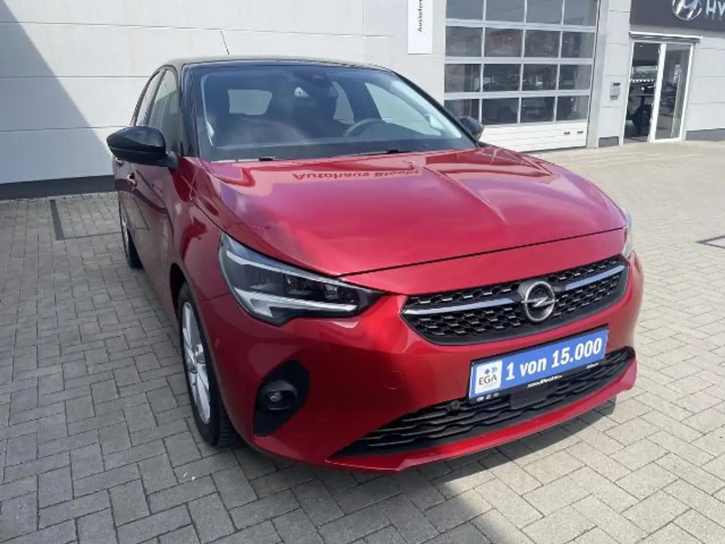 Opel Corsa F 1.2 Turbo Elegance*Automatik*LED*Allwetter Rood - 1