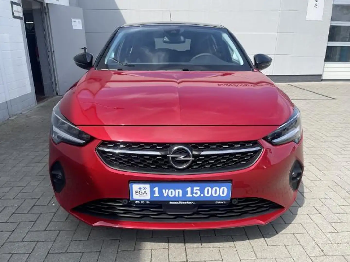 Opel Corsa F 1.2 Turbo Elegance*Automatik*LED*Allwetter Rood - 2