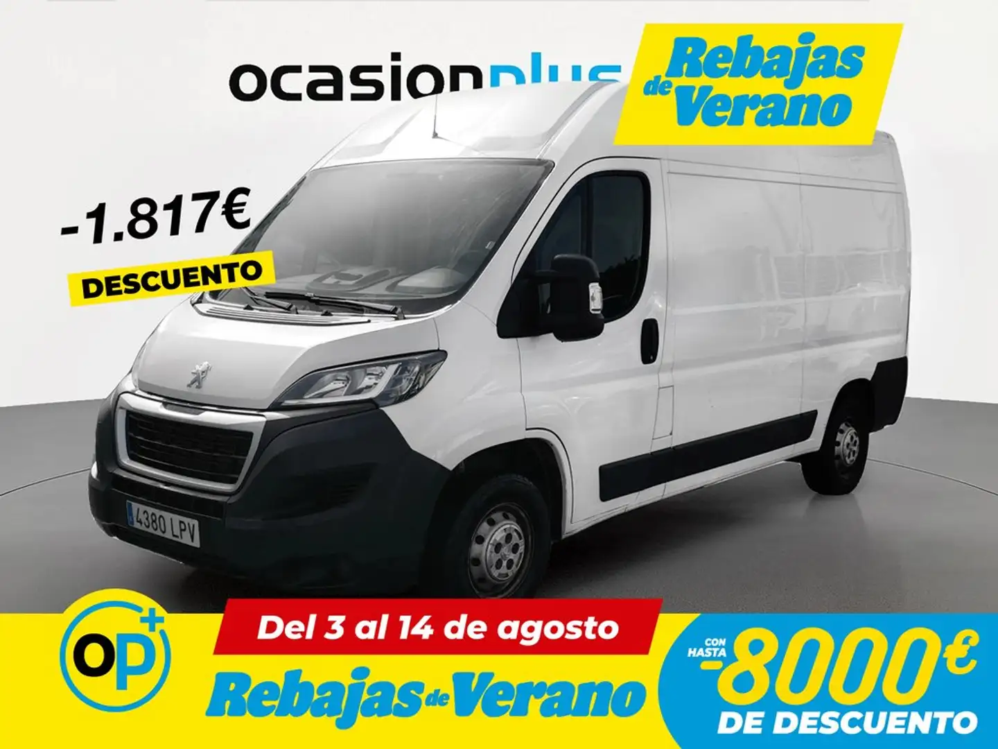 Peugeot Boxer Furgón 2.2BlueHDI 333 L2H2 S&S 140 Blanco - 1