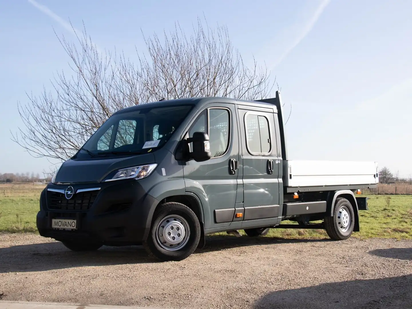 Opel Movano DUBBELE CABINE OPEN LAADBAK 2.2 165PK*NAVI*DEMO Grijs - 2