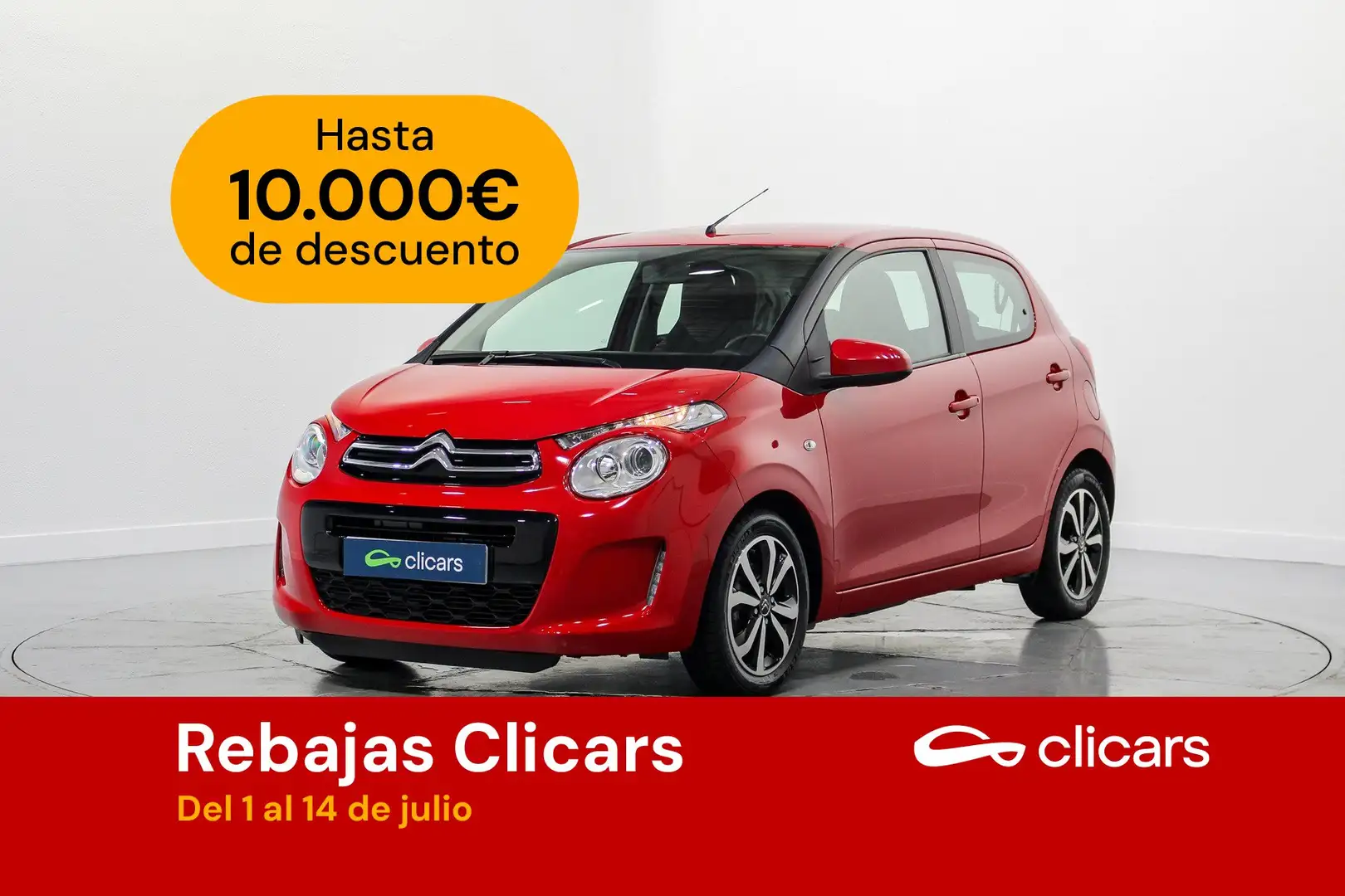 Citroen C1 1.0 VTi City Edition 72 Rosso - 1