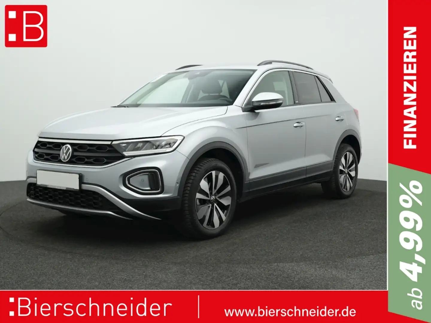 Volkswagen T-Roc 1.5 TSI Move AHK NAVI KAMERA ACC Silber - 1