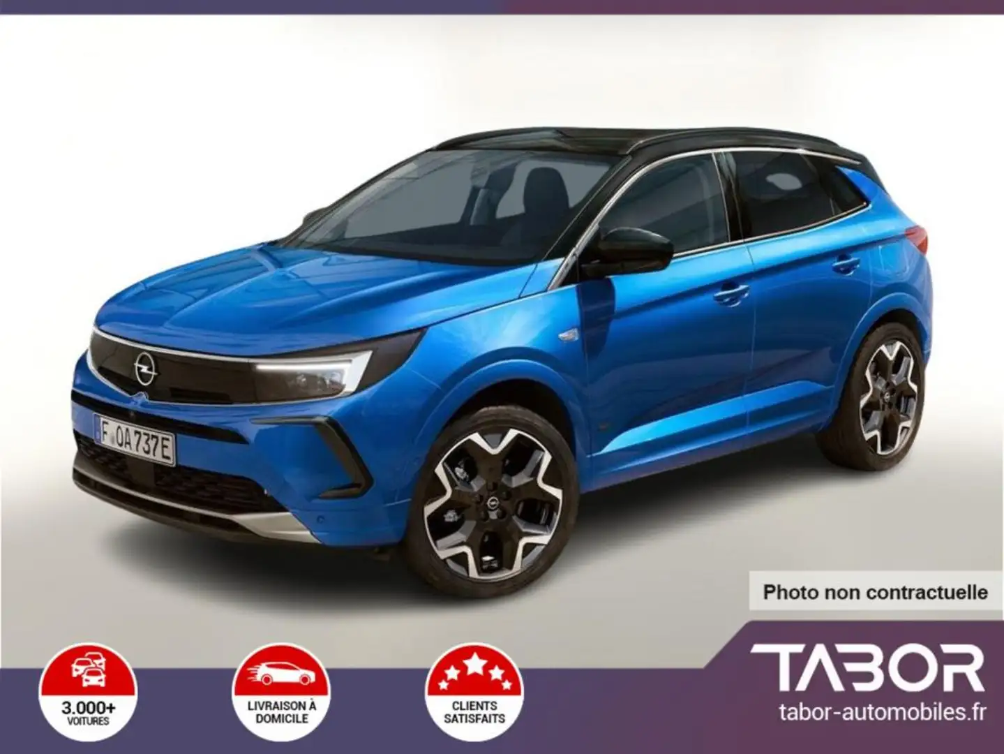 Opel Grandland PHEV 225 EAT8 Alcantara ACC Blanc - 1