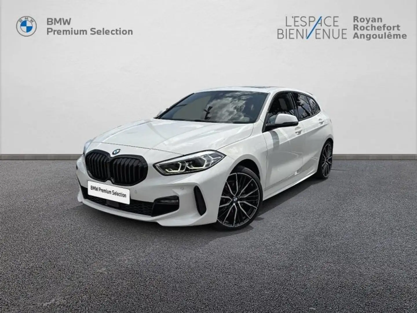 BMW 118 118iA 136ch M Sport DKG7 Blanc - 1