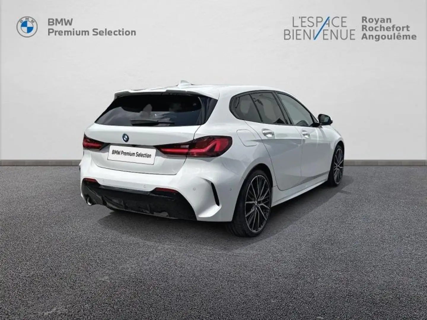 BMW 118 118iA 136ch M Sport DKG7 Blanc - 2
