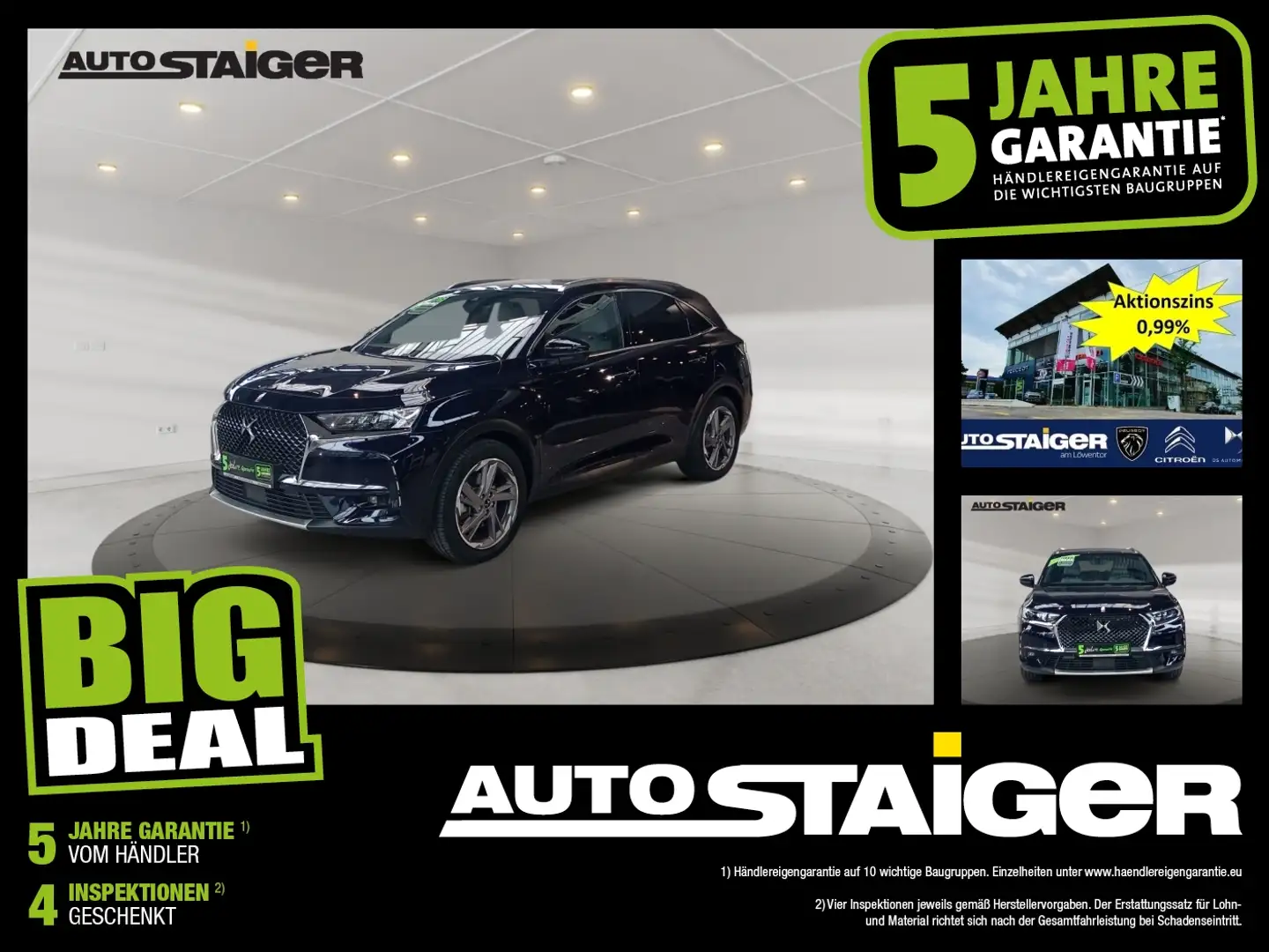 DS Automobiles DS 7 Crossback DS7 Crossback E-Tense Rivoli Navi*Leder* Blau - 1