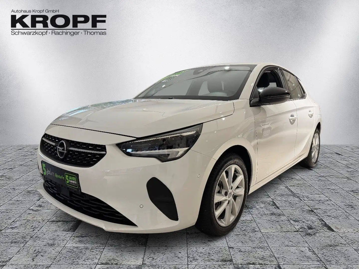 Opel Corsa F 1.2 Turbo Elegance LED+Fernlichtass.+LM Weiß - 2